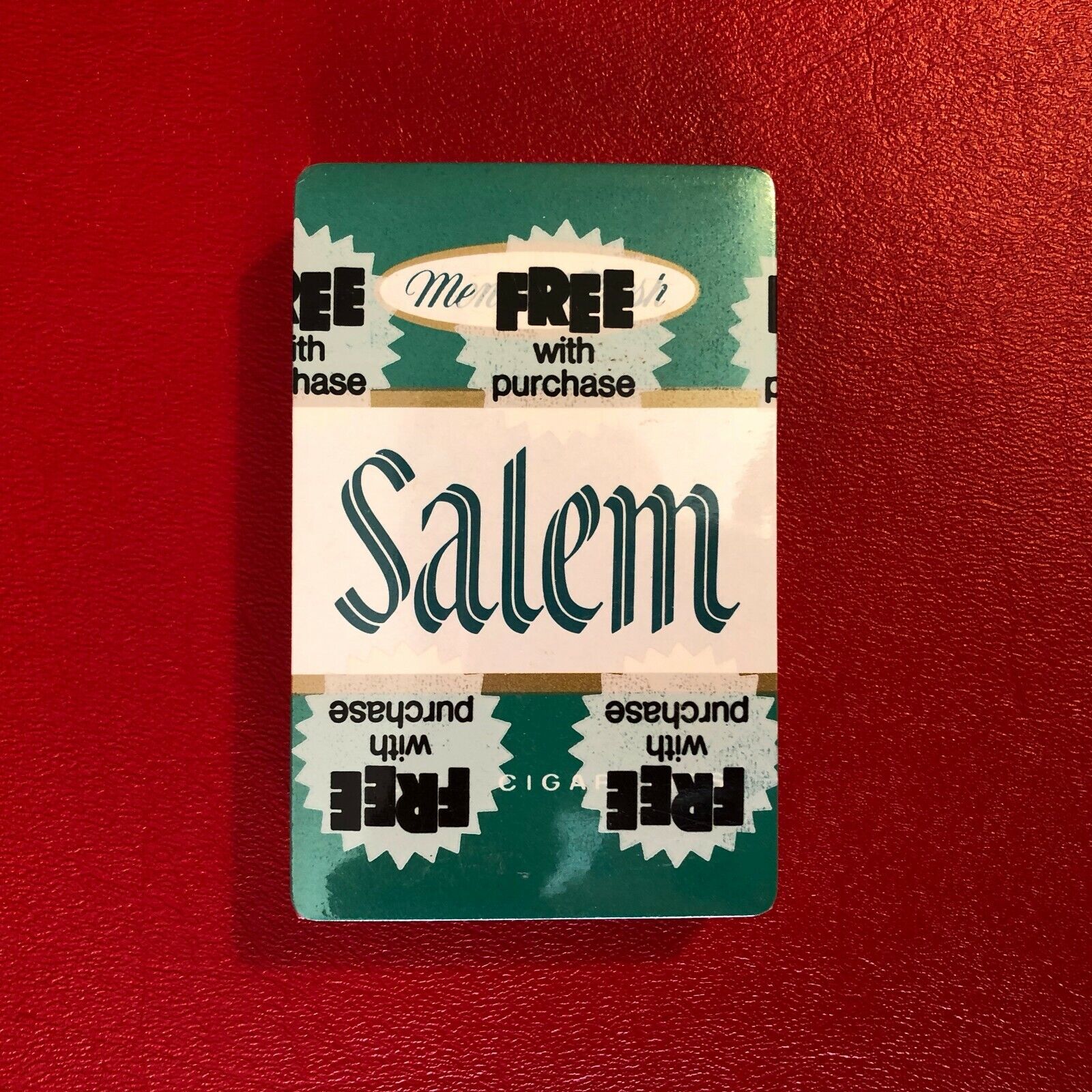 Salem Cigarettes Menthol Fresh Promotion Deck Of Playing Cards NEW SEALED 