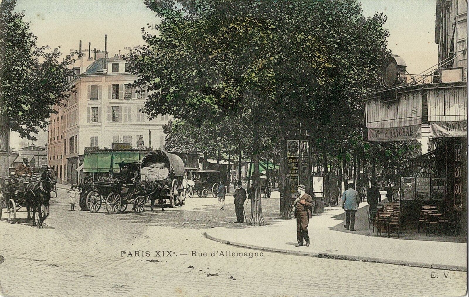 CPA - Paris 19th century - Rue d'Deutschland