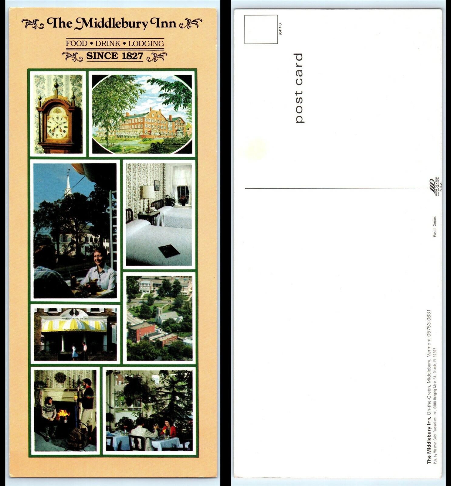 VERMONT Oversize Postcard - Middlebury - The Middlebury Inn 
