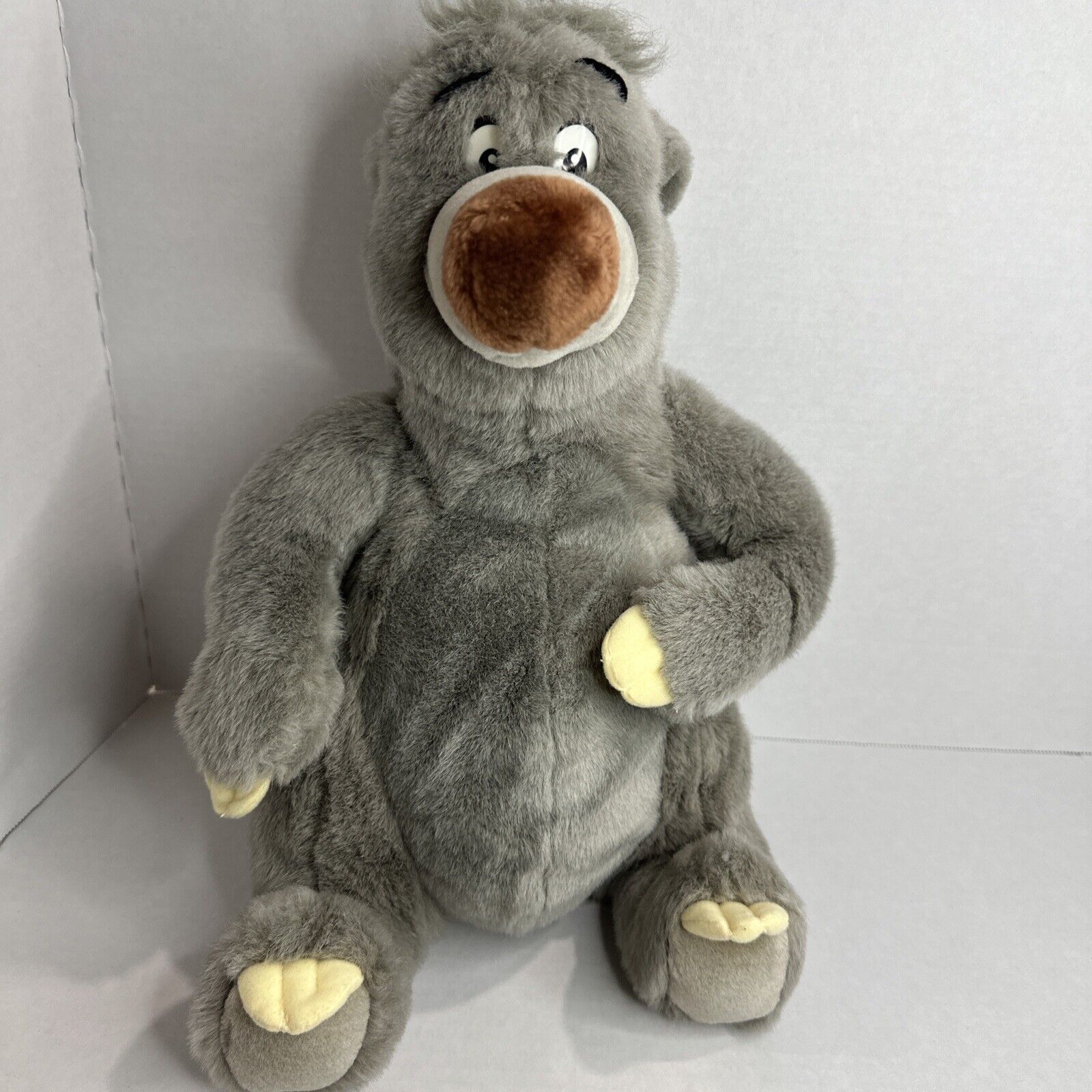 Vintage Disney The Jungle Book Baloo Bear Stuffed Plush Animal Toy 15\
