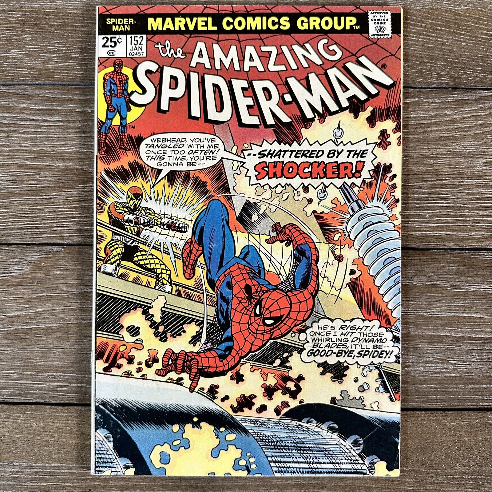 Amazing Spider-Man #152 | 💍 Mark Jeweler’s Insert