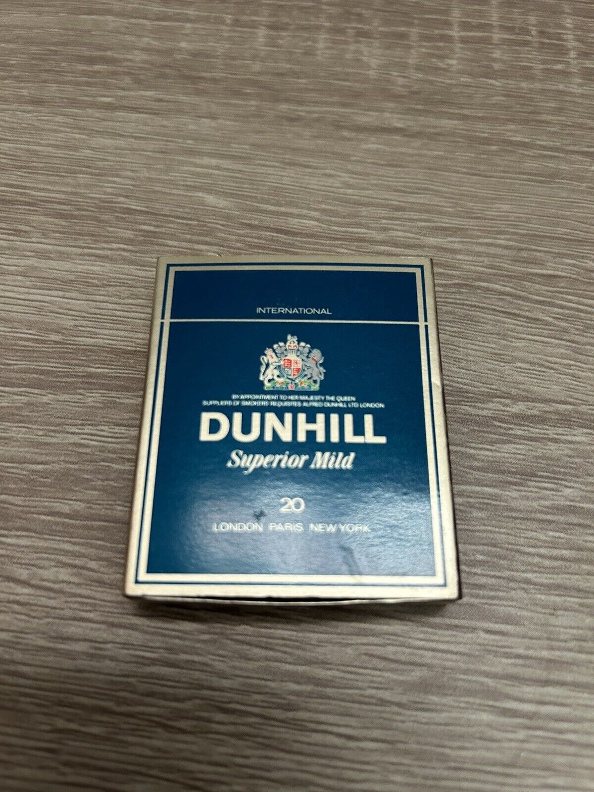 Dunhill Superior Mild ( Vintage) Box Of Matches