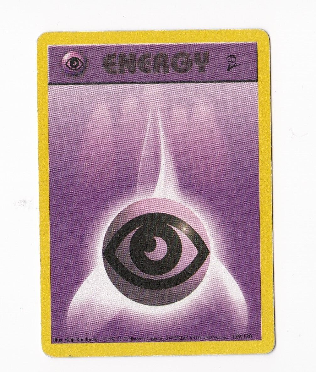 1999-2000 Pokémon Energy Purple PSYCHIC 129/130