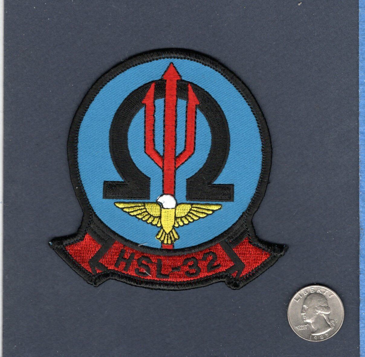 Original HSL-32 INVADERS US NAVY Kaman SH-2 SEA SPRITE Helicopter Squadron Patch