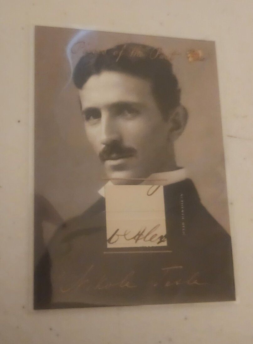 Pieces Of The Past 2023 Nikola Tesla Hand Written Relic🔥⚡️💡🥼