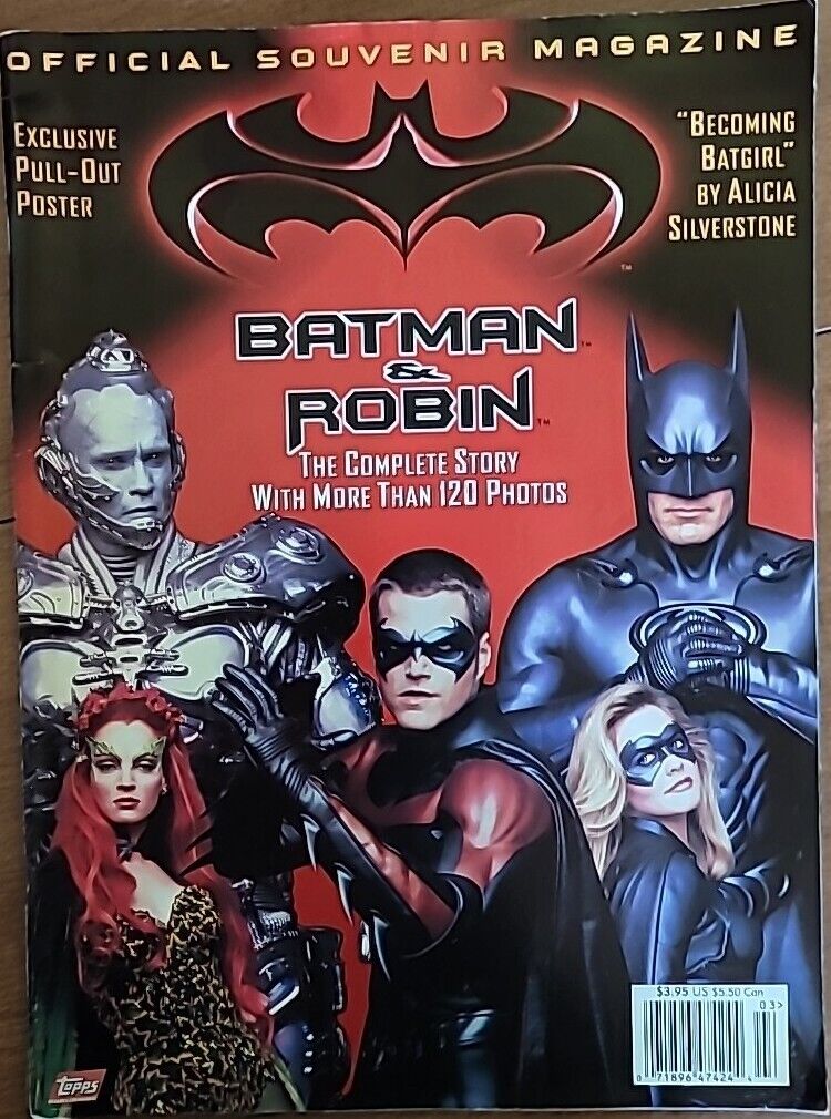 Batman & Robin: The Movie Official Souvenir Magazine •  TOPPS 1997
