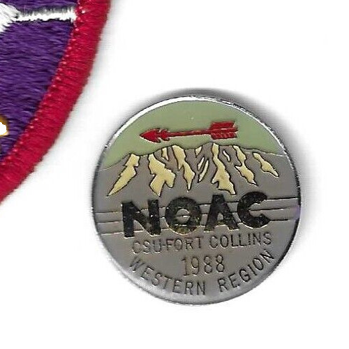 BSA OA WESTERN REGION 1988 NOAC NATIONAL CONFERENCE PIN