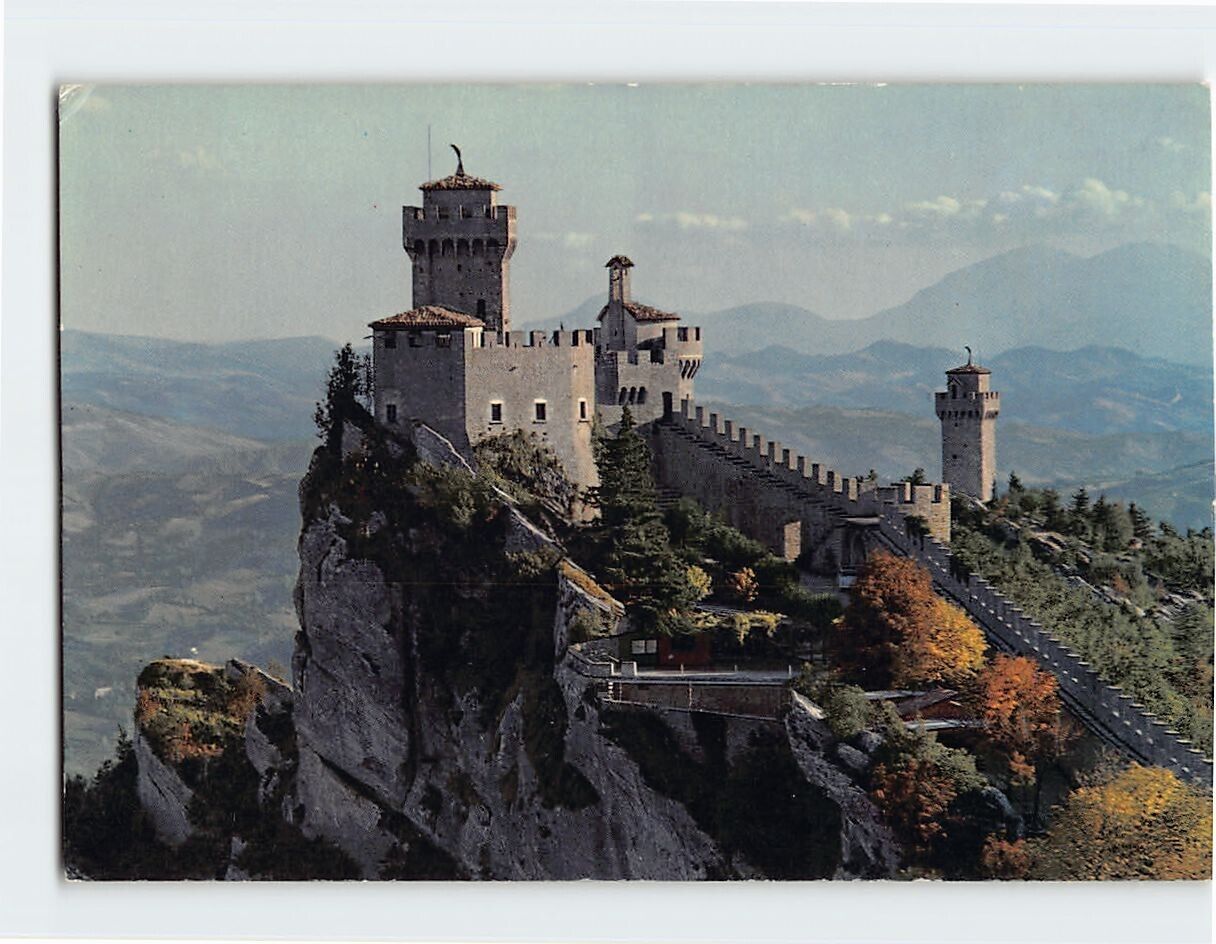 Postcard Falesia Second Tower, San Marino, San Marino