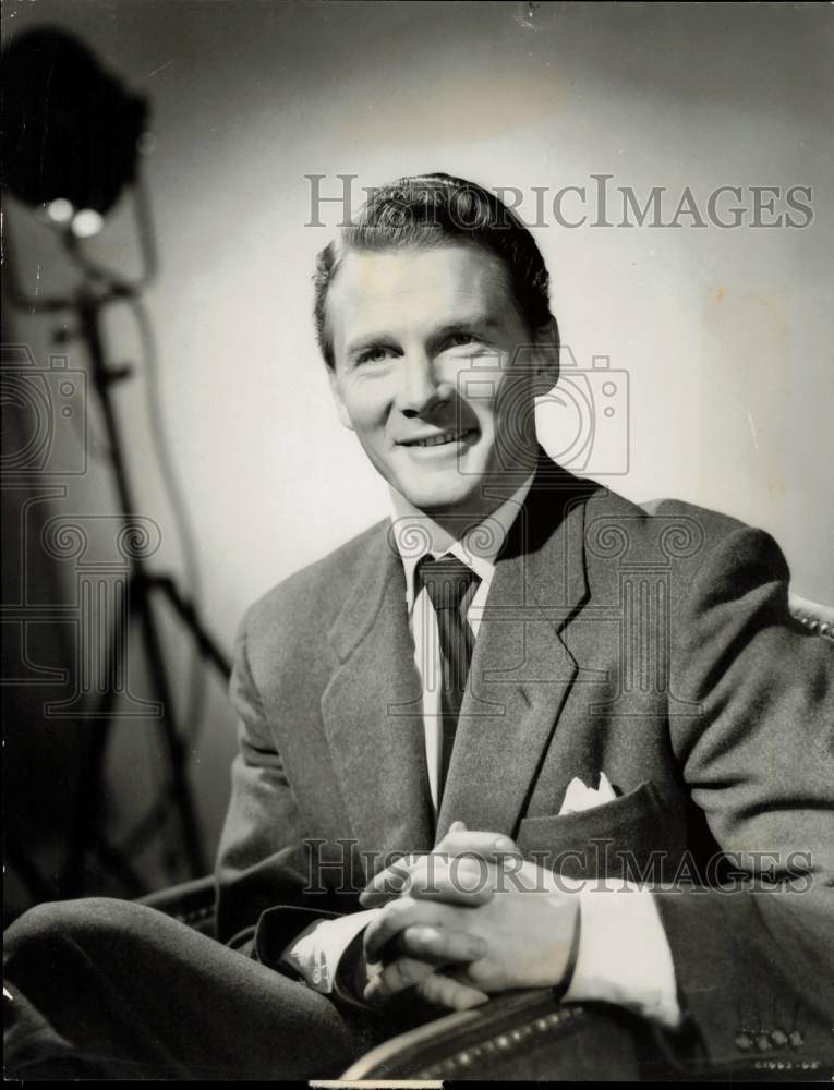 1958 Press Photo Actor Steve Forrest - hpp40959
