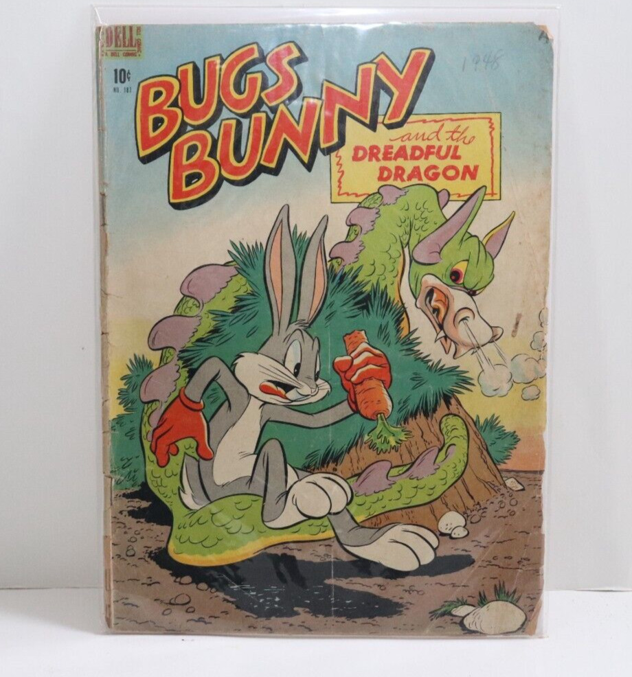 Dell Four Color #187 Bugs Bunny The Dreadful Dragon Vintage Comic Book
