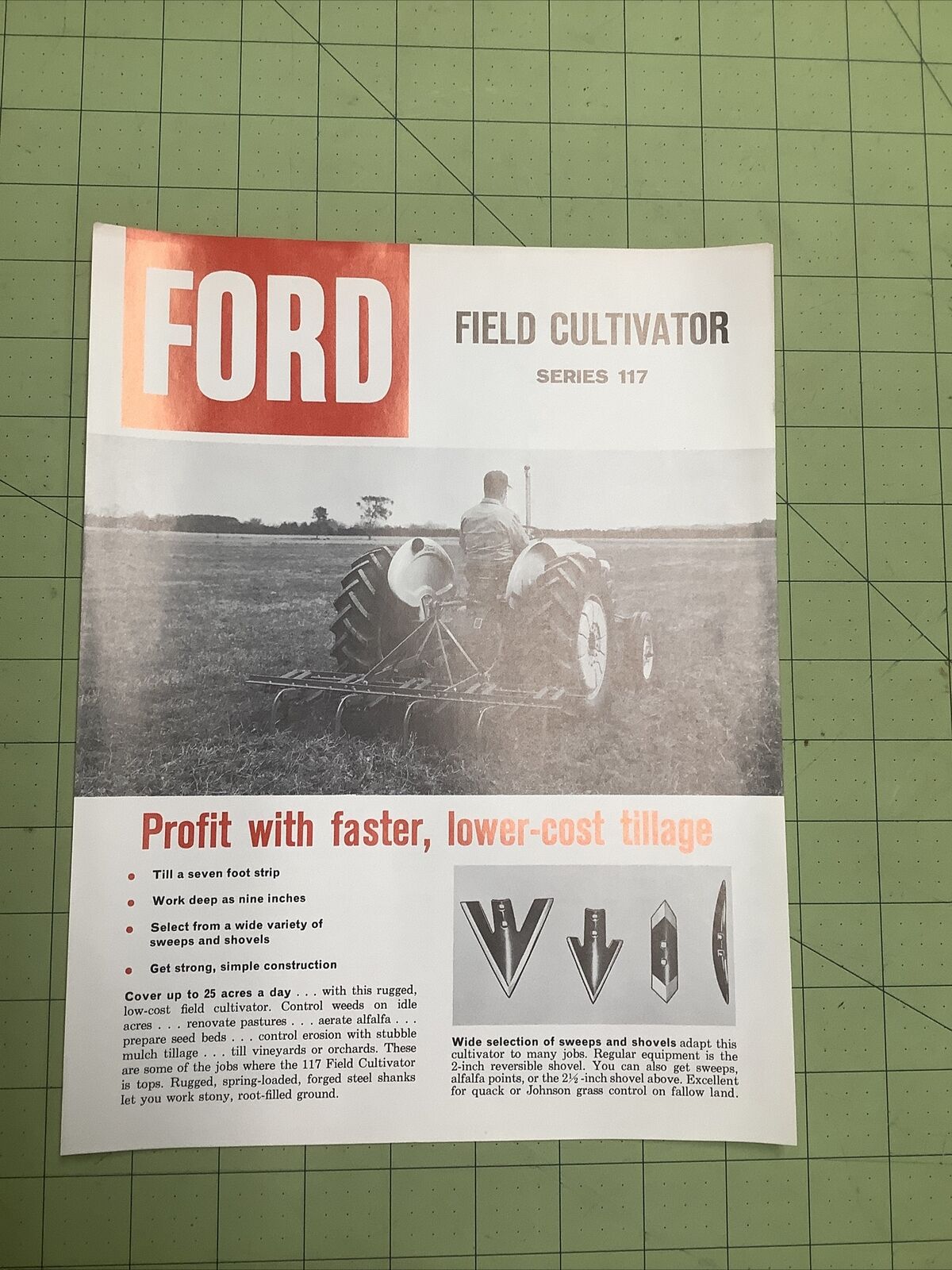 Ford Field Cultivator Series 117 ￼Brochure ￼INVP0819