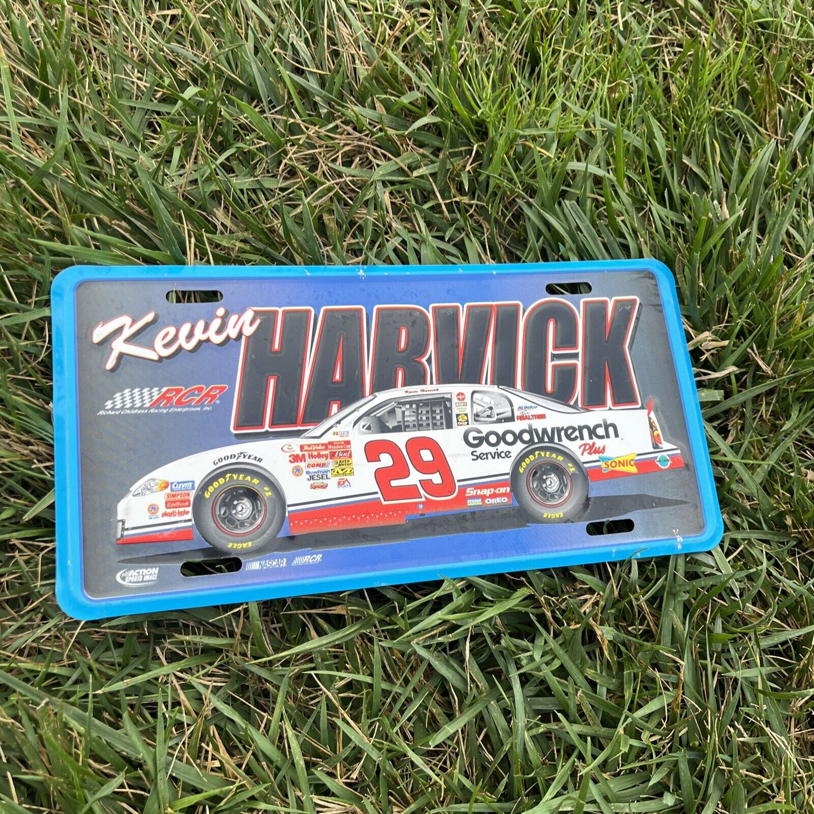 Vintage Kevin Harvick NASCAR license Plate #29