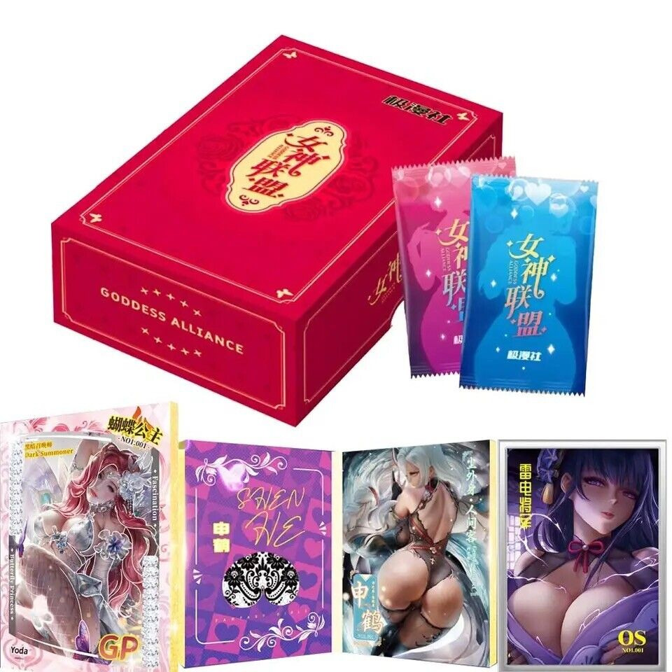 Goddess Alliance 2 Spicy Anime Waifu Card Premium HOLO Booster Box TCG NEW 2023