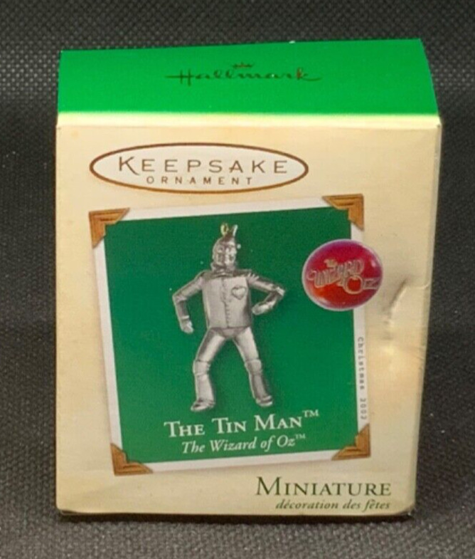 2002 Hallmark Keepsake Miniature Ornament Wizard of Oz The Tin Man