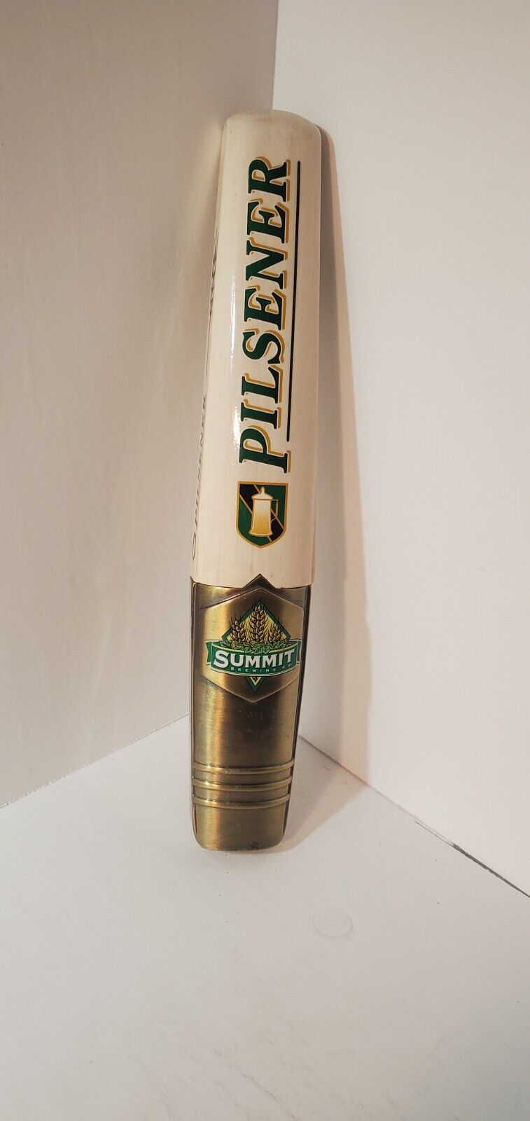 SUMMIT Brewing Co. Pilsener Beer Tap Handle 12” Memorabilia Collectable