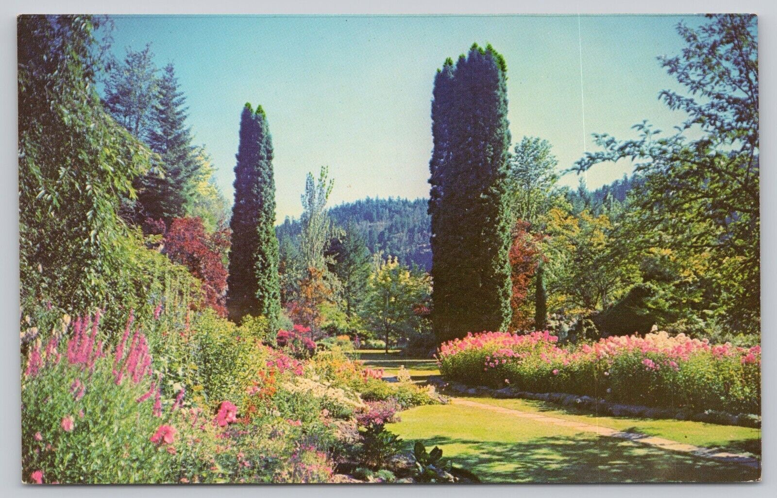 Postcard The Butchart Gardens Victoria BC