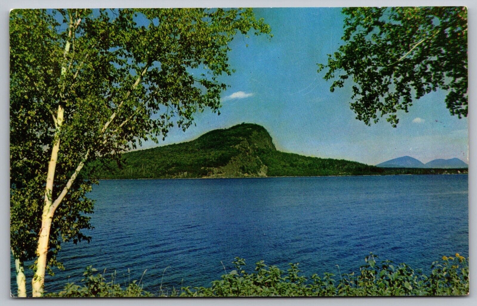 Mount Kineo Moosehead Lake Rockwood Maine Spencer Mountains Cancel PM Postcard