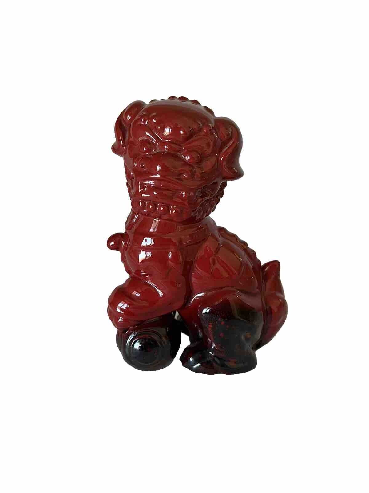 Royal Doulton Collectors Club Flambe Dog of Fo by William Hughes