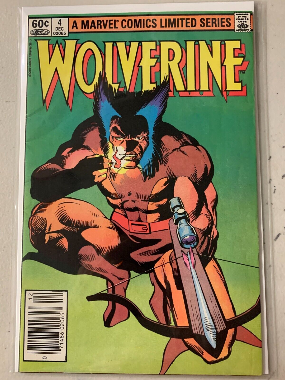 Wolverine #4 newsstand 5.0 (1982)