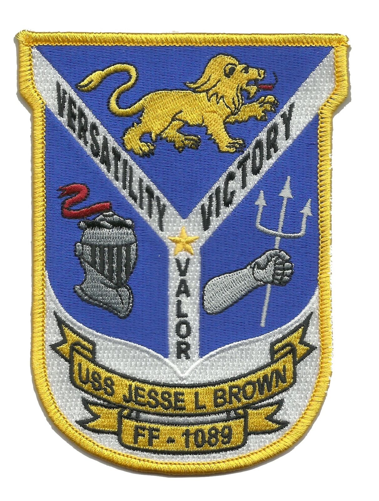 USS Jesse L. Brown FF-1089 Frigate Ship Patch