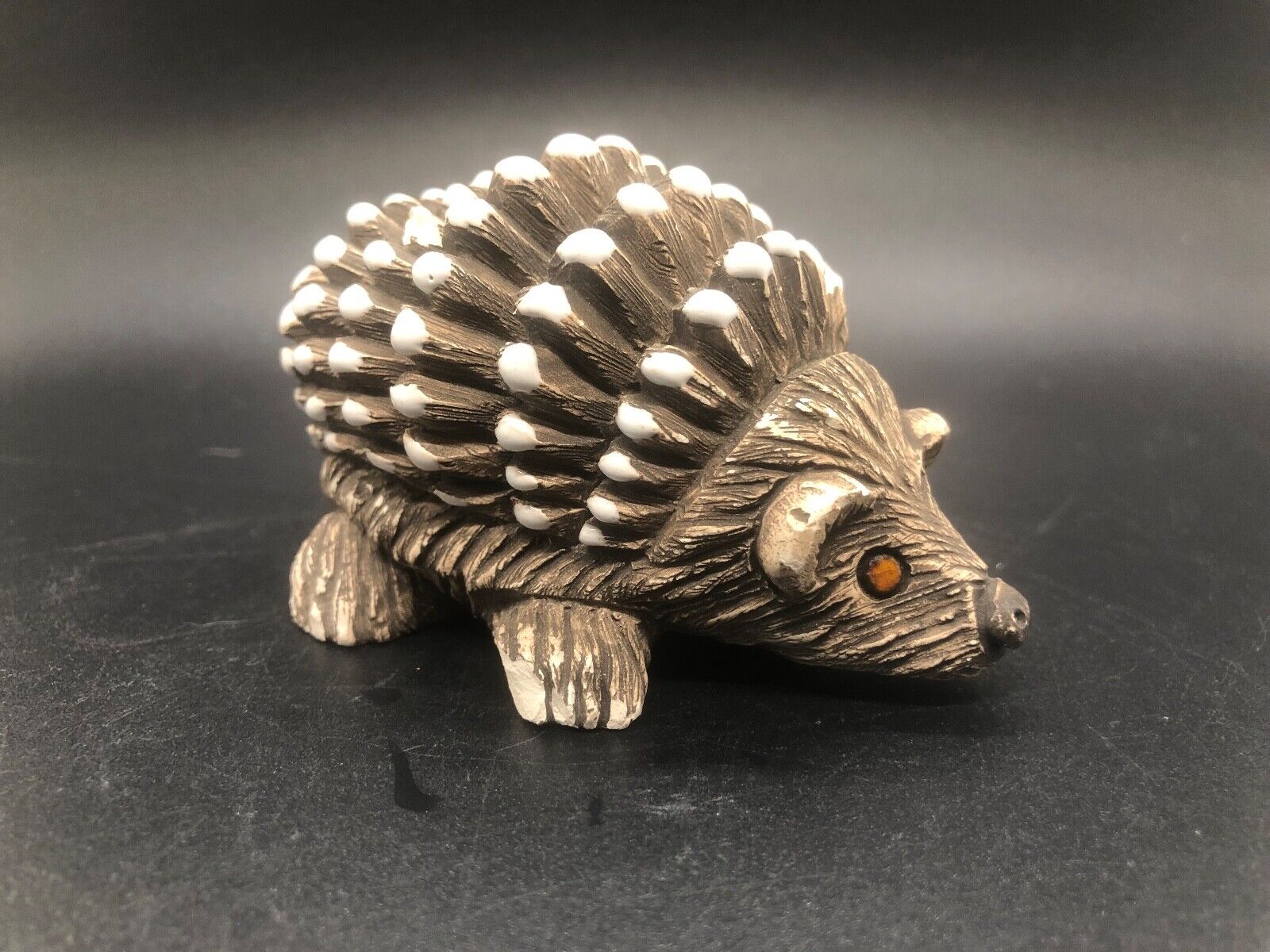 Clay Porcupine Hedgehog Rinconada Uruguay Figurine Retired