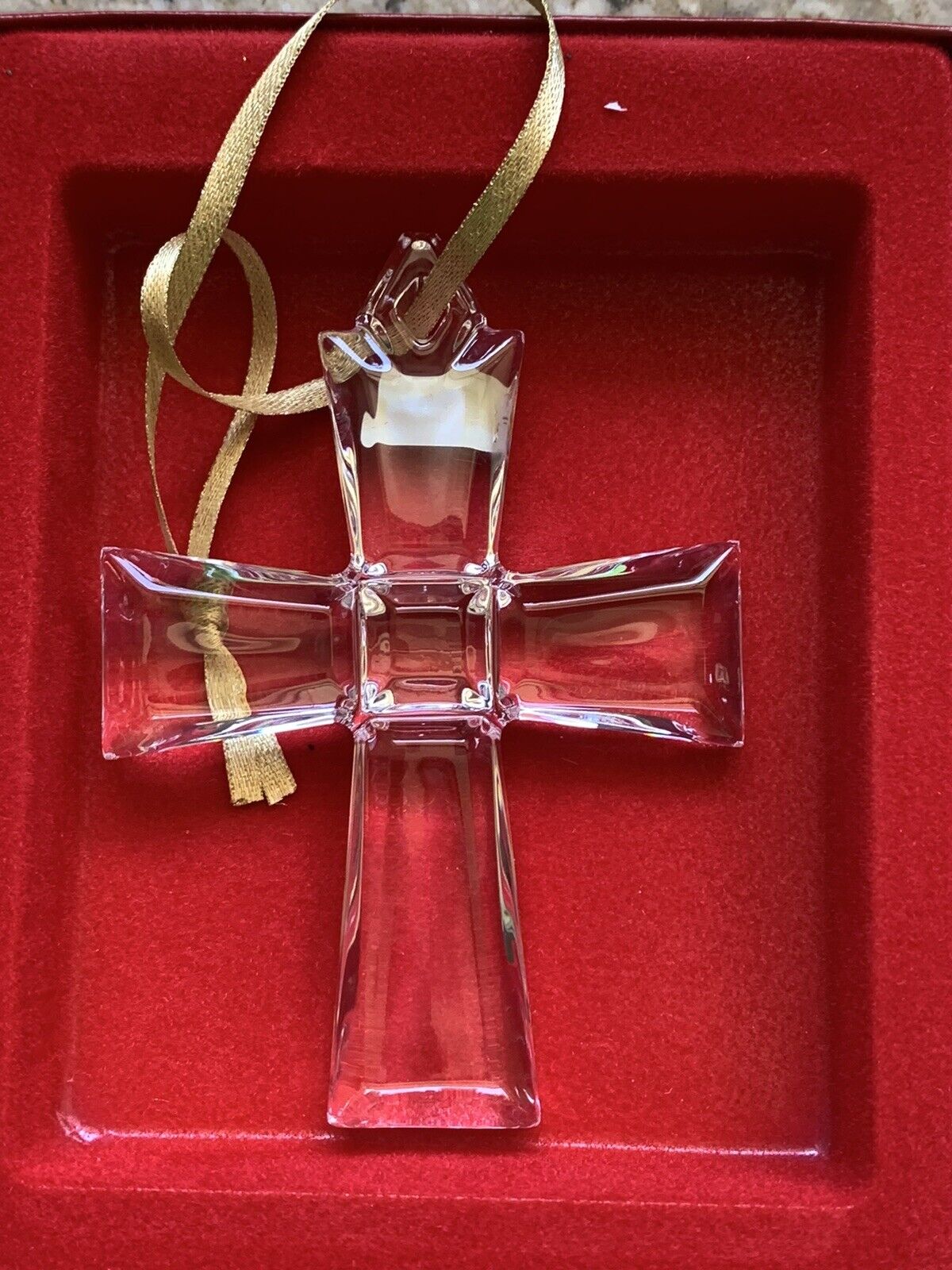 Mikasa Germany Limited Edition Crystal Cross Ornament New In Box #274 of 564