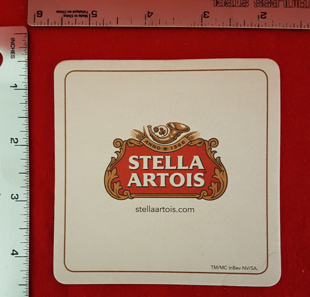 Stella Artois Beer Coaster.  Superb Condition