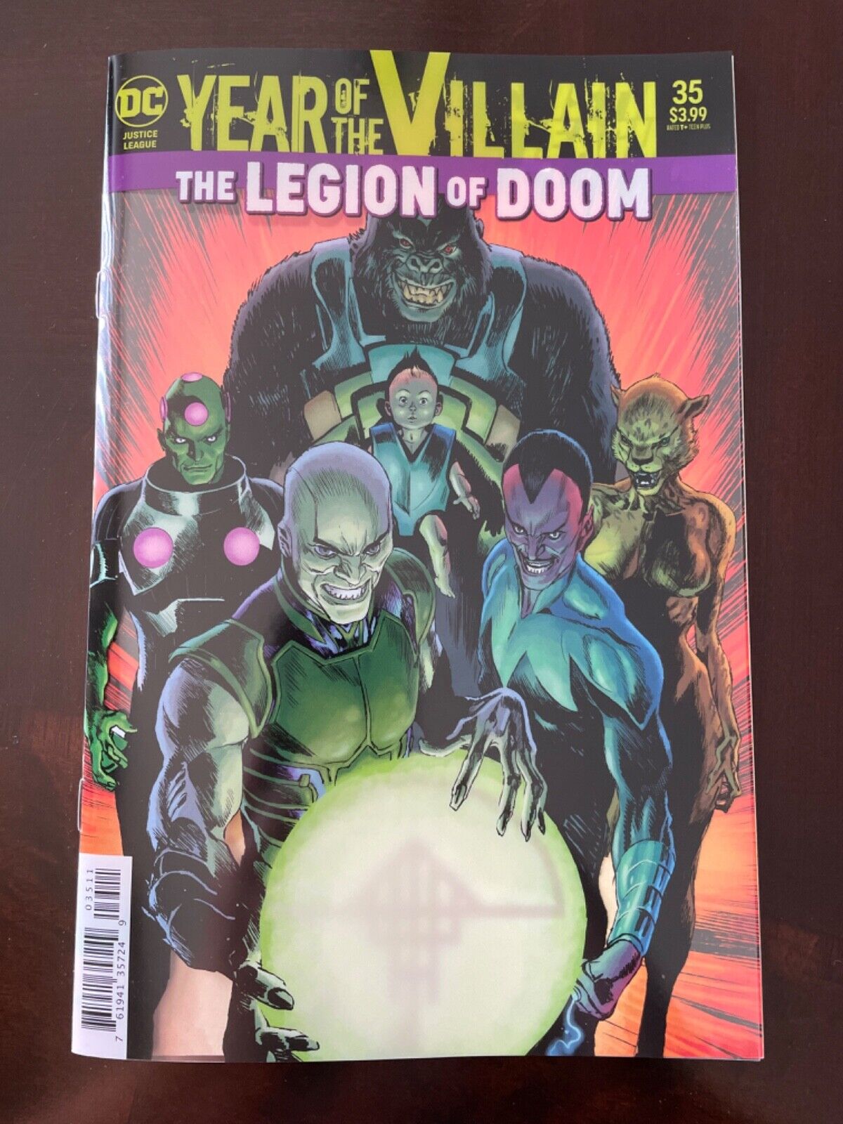 Justice League #35 Vol. 4 (DC, 2020) Rafael Albuquerque Acetate Cover, NM-