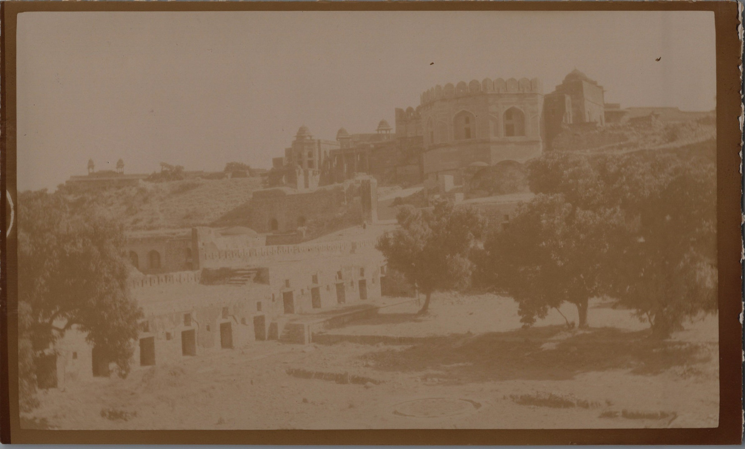 India, Fatehpur-Sikri, Vintage Castle Overview Print, Vintage Print