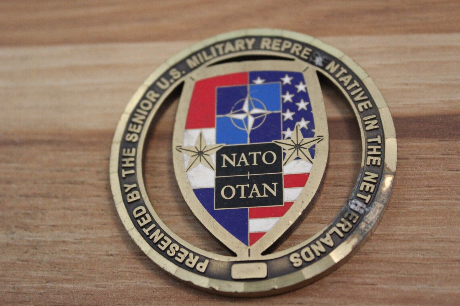 U.S. Military Representative in The Netherlands NATO Challenge Coin