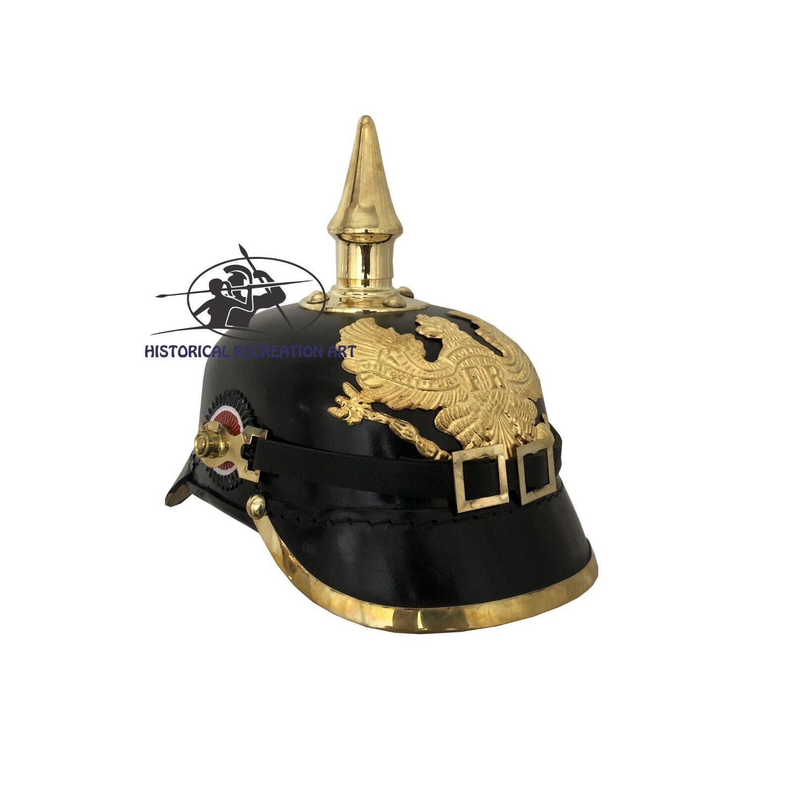 GERMAN Prussian PICKELHAUBE Helmet , Imperial Officer Spike Helmet