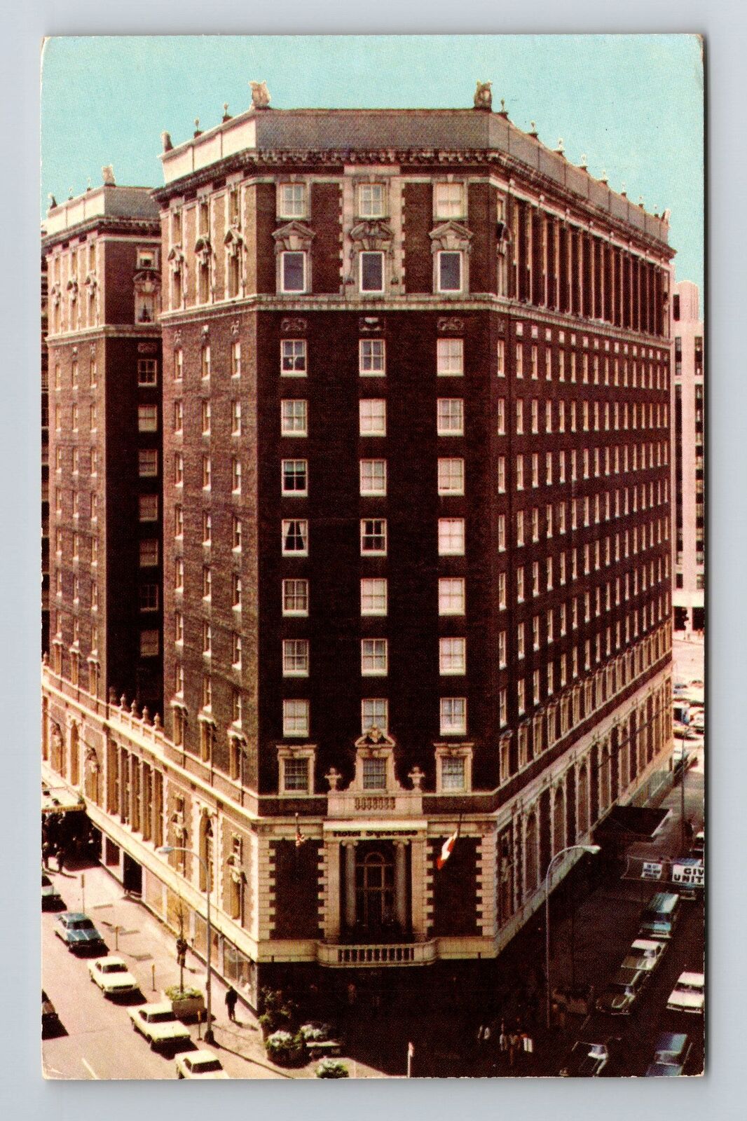 New York City NY, Hotel Syracuse, Outside, Vintage Postcard
