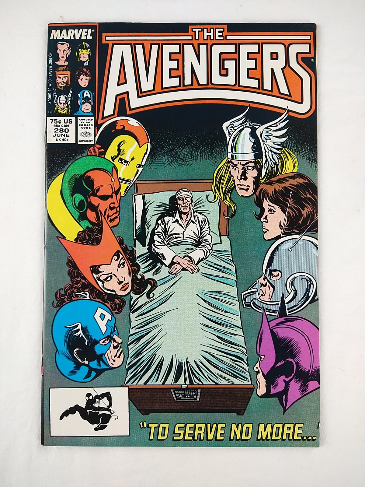 The Avengers #280 (1987 Marvel Comics) Thor Scarlet Witch Vision Jarvis