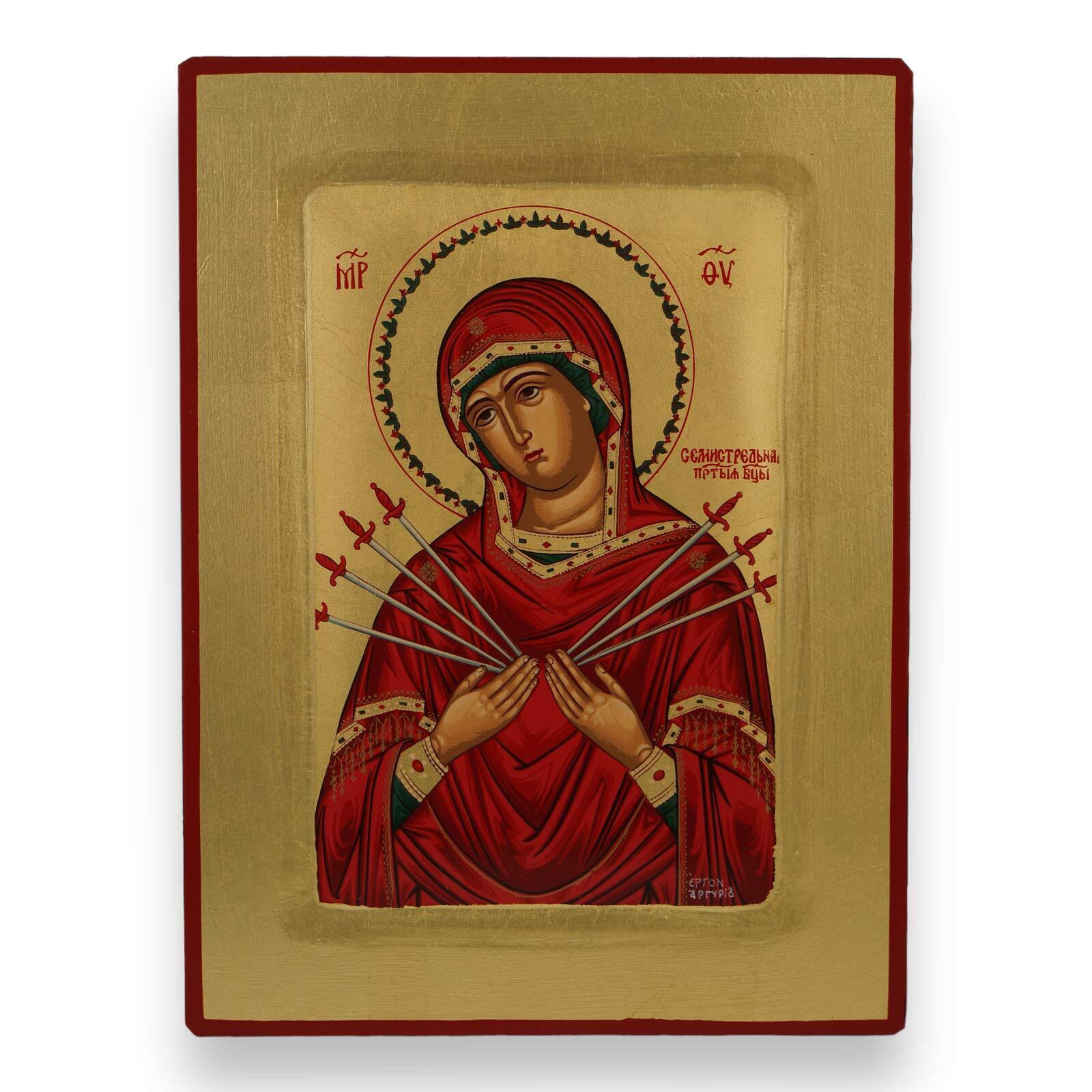 Softener of Evil Hearts Icon - Premium Handmade Greek Orthodox Byzantine Icon