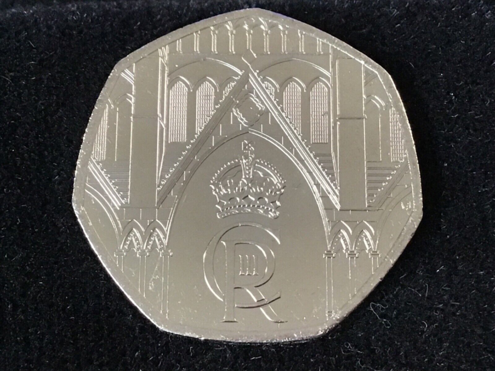 NEW King Charles III 2023 United Kingdom Coronation 50p Pence 1/2 Pound Coin BU