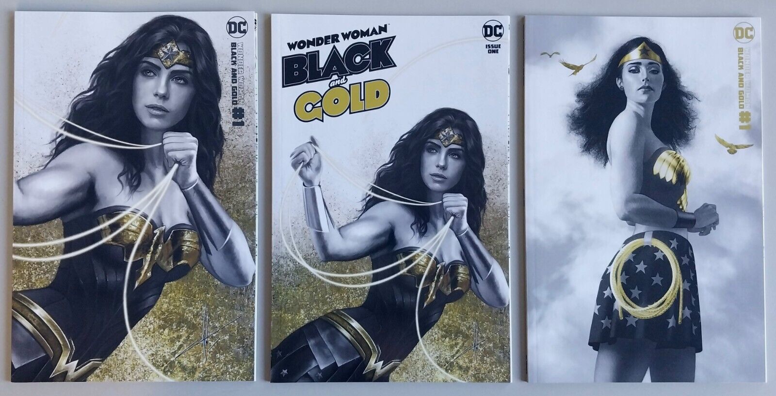 Wonder Woman Black and Gold #1 -- 3 Variants
