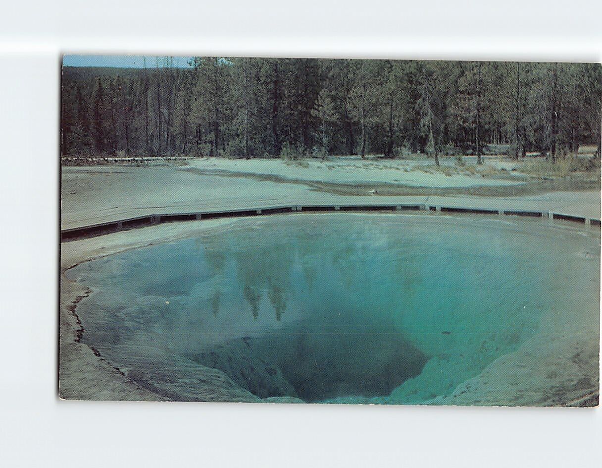 Postcard Morning Glory Pool Yellowstone National Park Wyoming USA