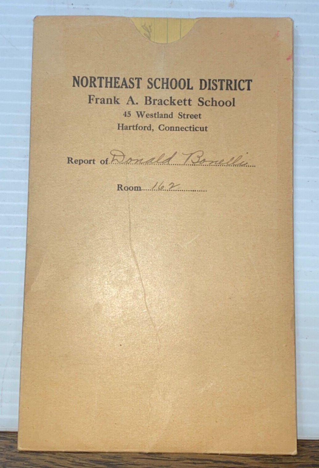 VINTAGE Northeast School District Frank A. Brackett School 8th Grade Report Card