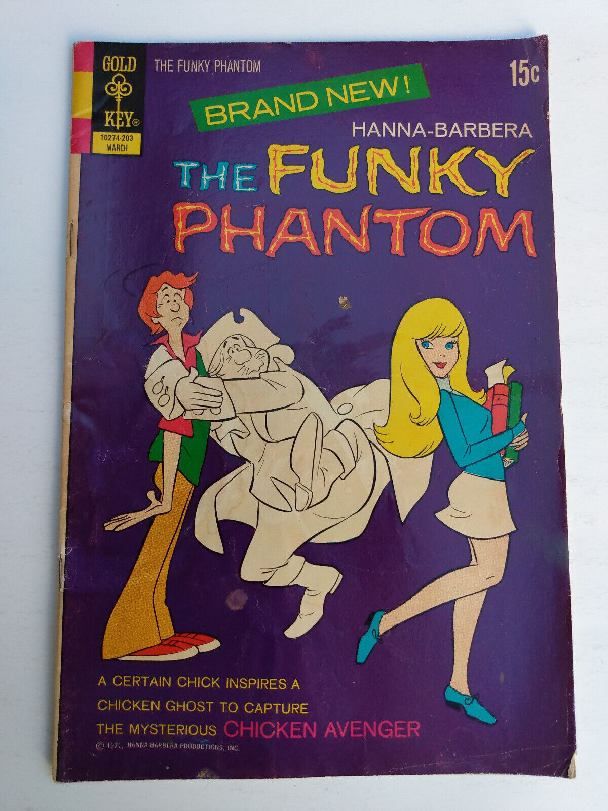 Hanna-Barbera The Funky Phantom # 1 Chicken Avenger Classic 1971