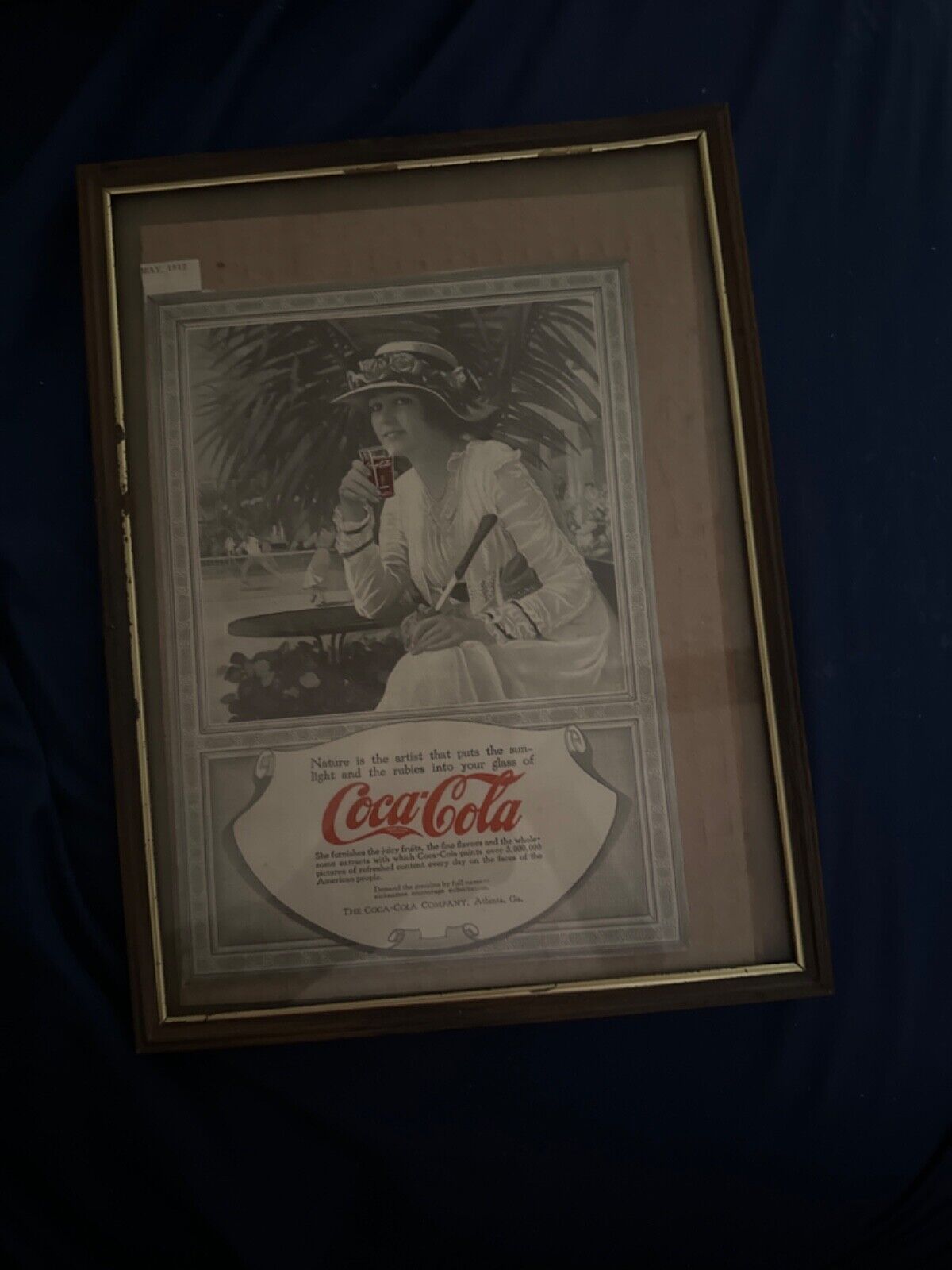 1917 original Coca Cola AD- May 1917