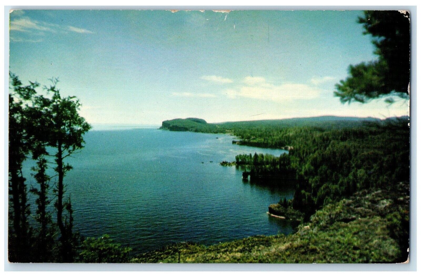 c1950's Scenic View Of Shovel Point Virginia Minnesota MN Vintage Postcard