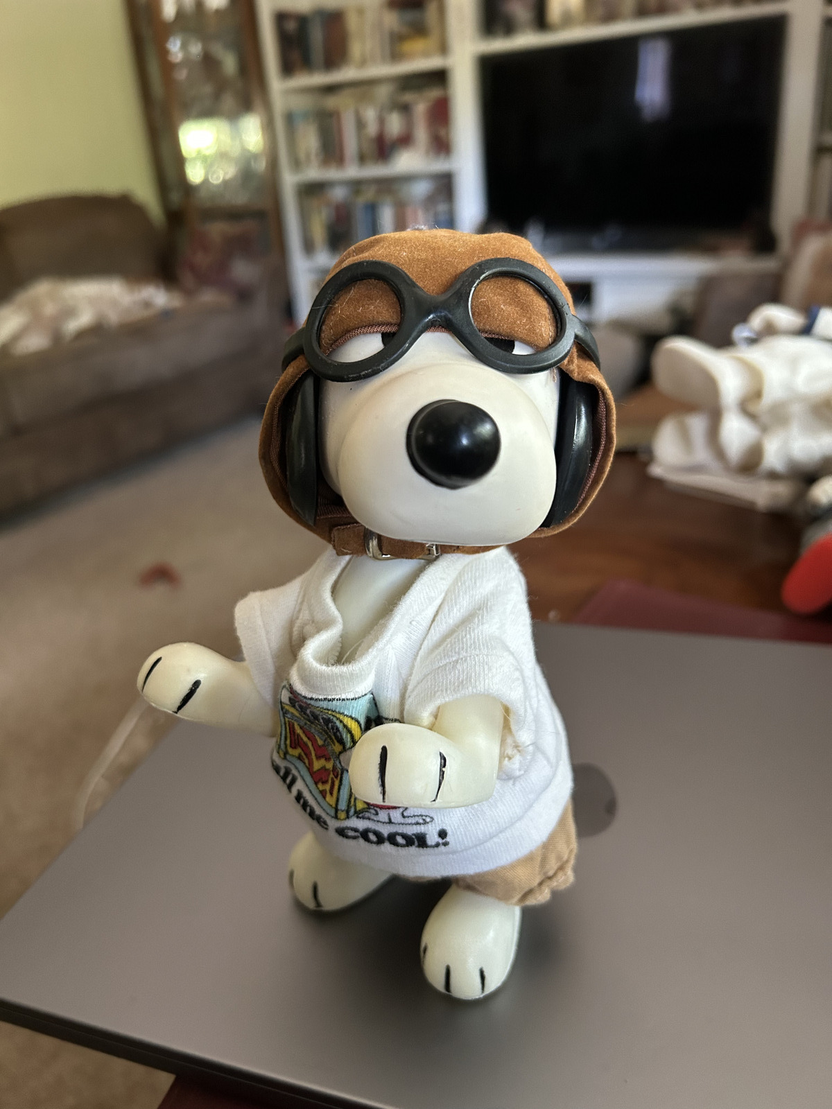 Vintage Poseable Snoopy Red Baron/Aviator, 7\