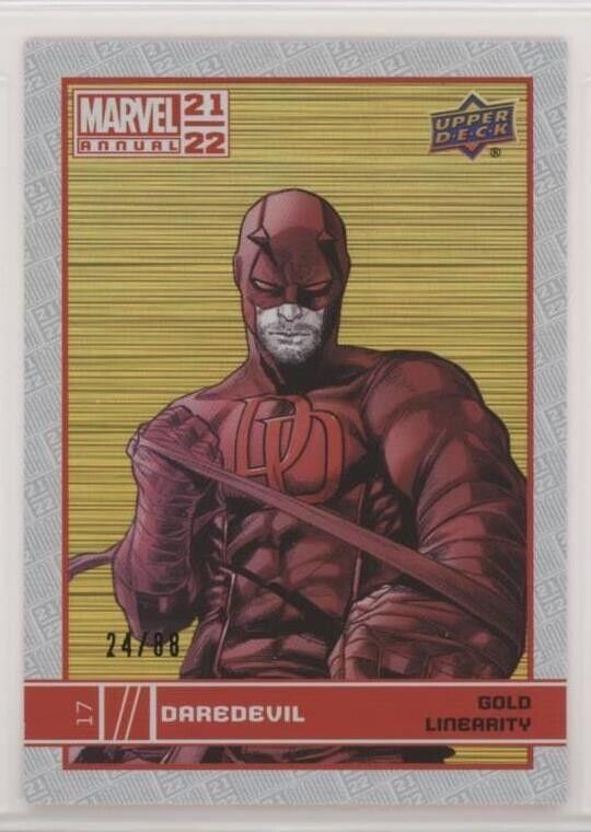 2021-22 Upper Deck Marvel Annual Gold Linearity #17 Daredevil 24/88