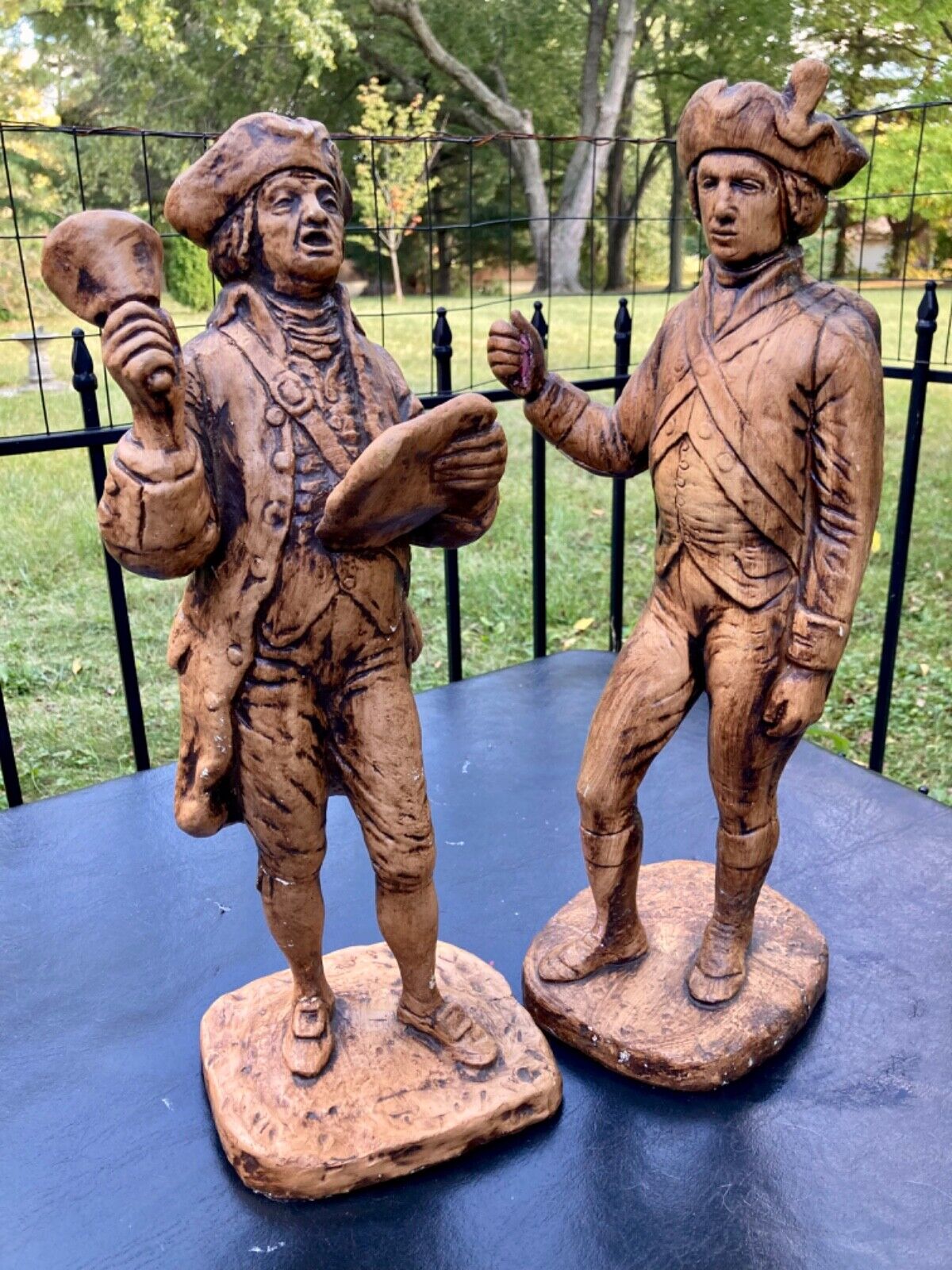 VTG Austin Products Colonial Revolutionary War Statue Town Crier Paul Revere 20”
