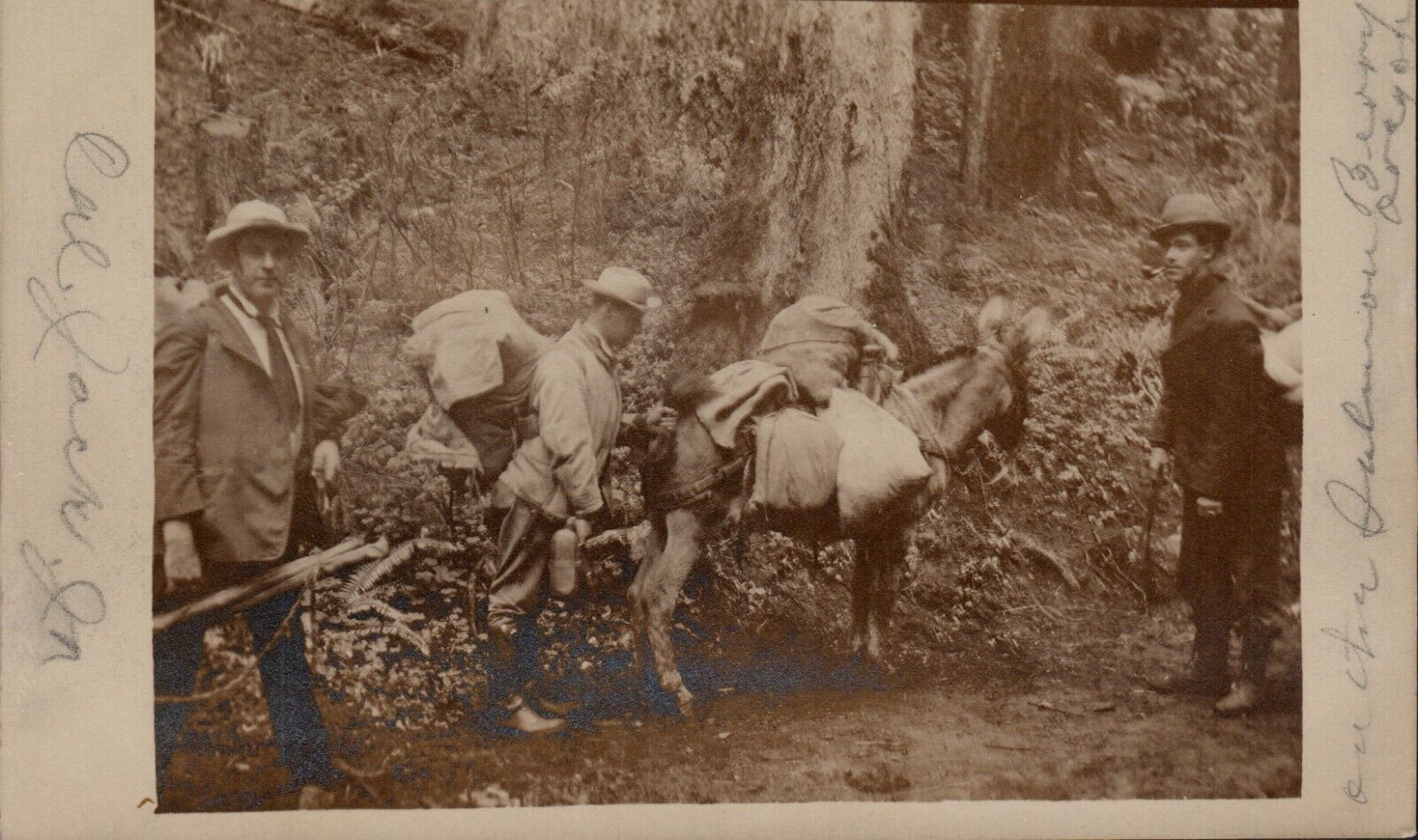 Scene On The Salmon Berry Tillamook County Oregon RPPC Postcard CYKO 1904-1920s