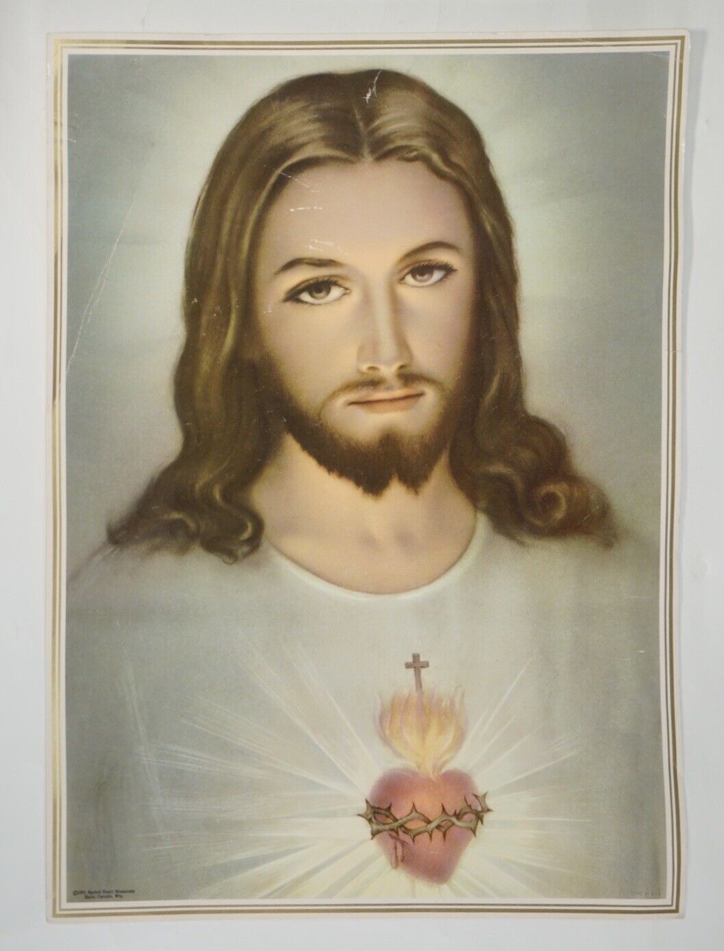 1961 Jesus Glossy Print 16 1/10” x 12”