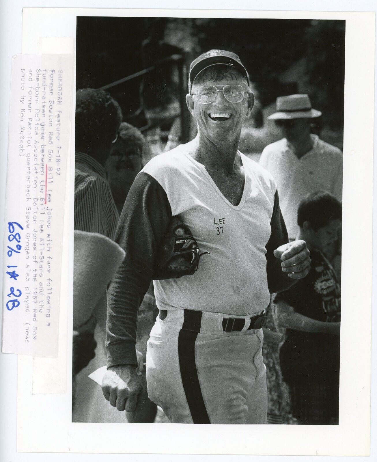 Vintage Boston Red Sox Bill Lee Sherman Fund Raiser Glossy Press Photo TSPP-7