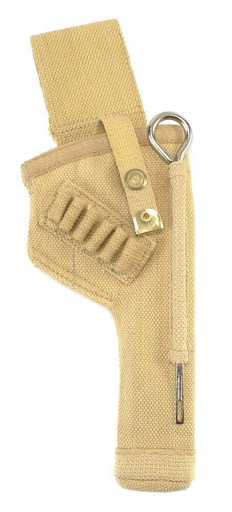 British Tanker 455 Webley Canvas Holster with shell loops and cleaning rod