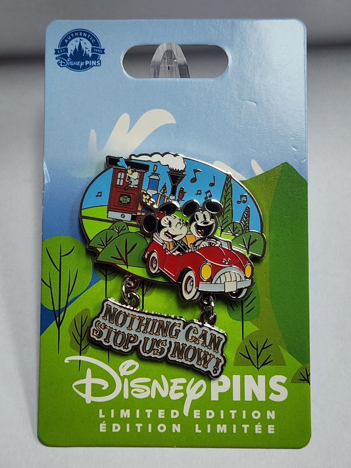 C2 Disney LE Pin Runaway Railway Mickey Minnie Goofy Nothing Can Stop Us Now