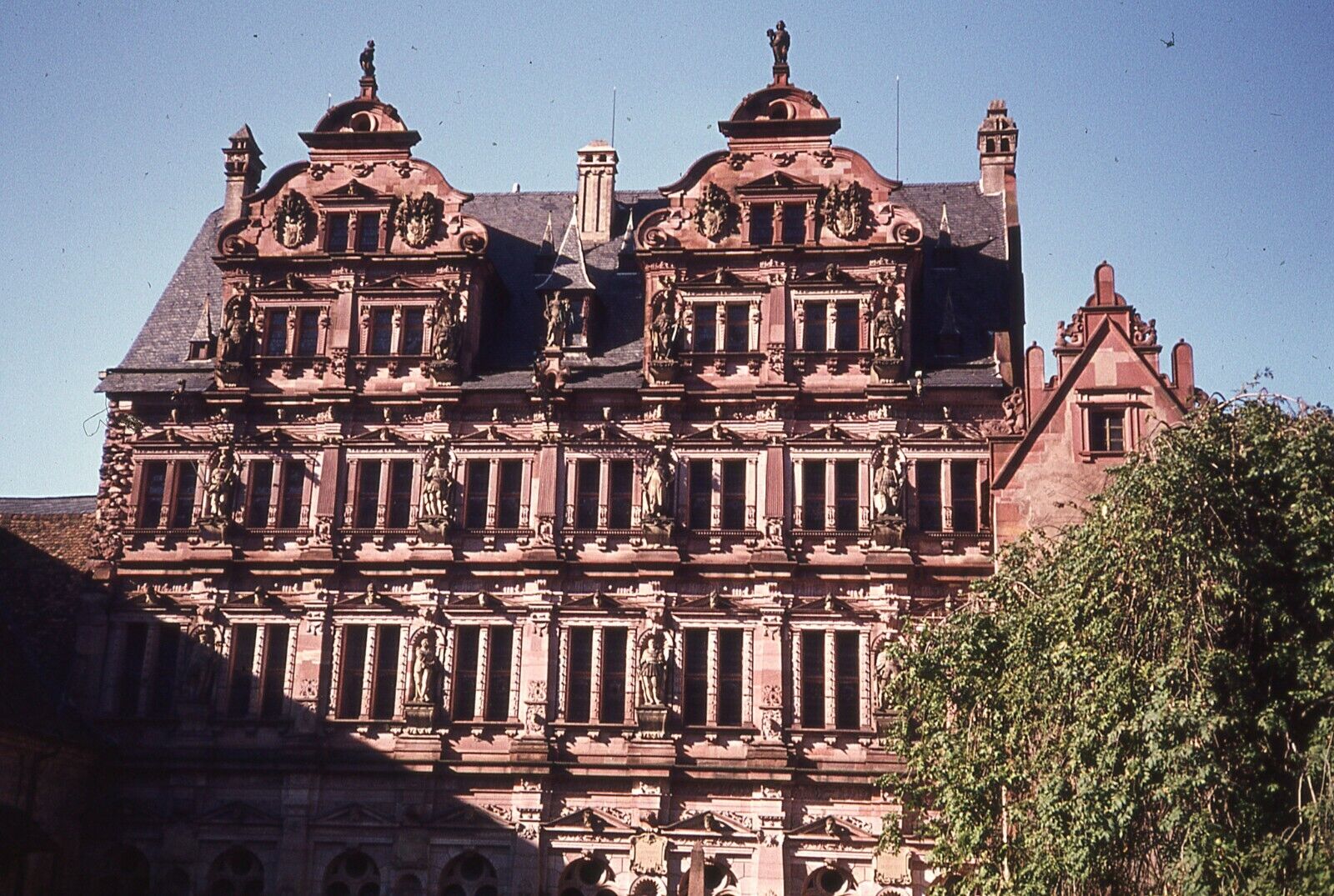Original Vintage Travel Slide Germany Heidelberg Castle  November 1976 